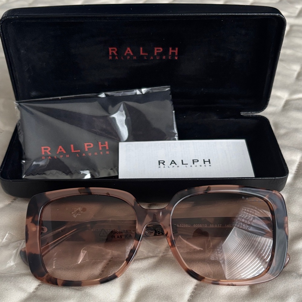 Ralph Lauren Havana Brown Tortoise Sunglasses